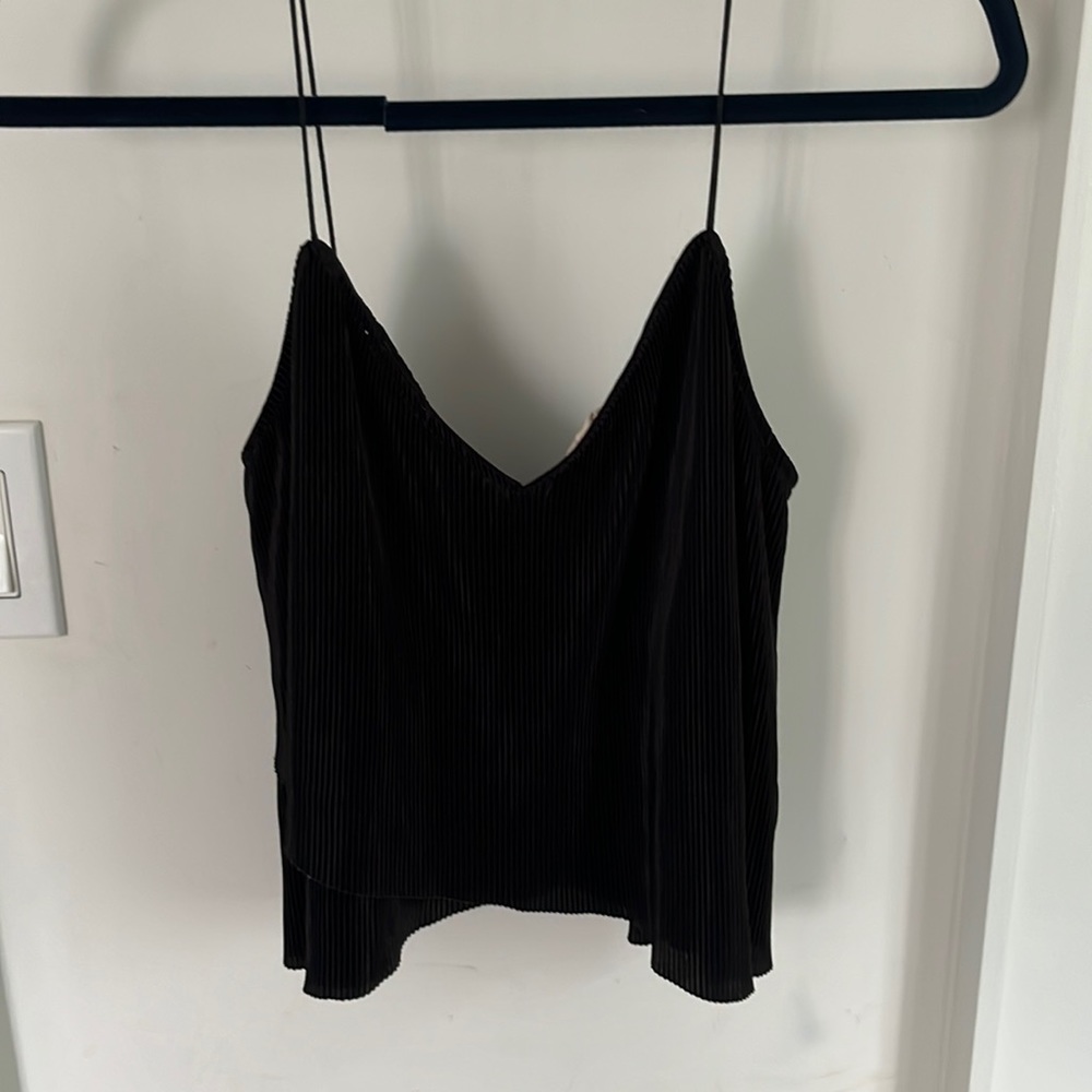 Silence and noise small black tank